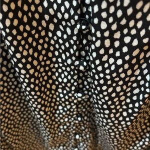 Nine West Monochrome Patterned button blouse